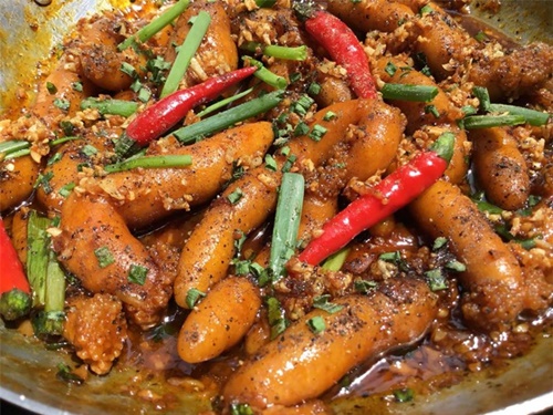 Trứng Cá Chép Kho Tiêu