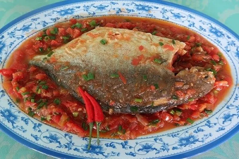 Cá Chim Sốt Cà Chua