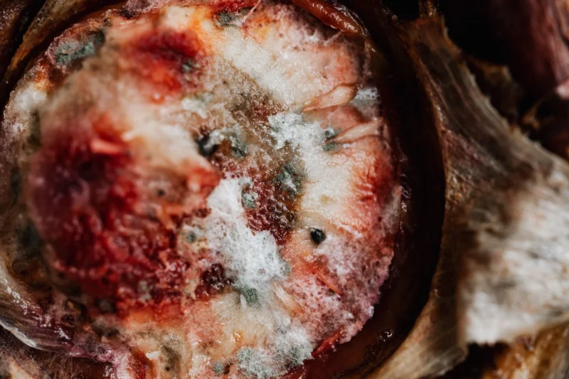 Top view macro texture of peel of whole ripe healthy sweet pineapple